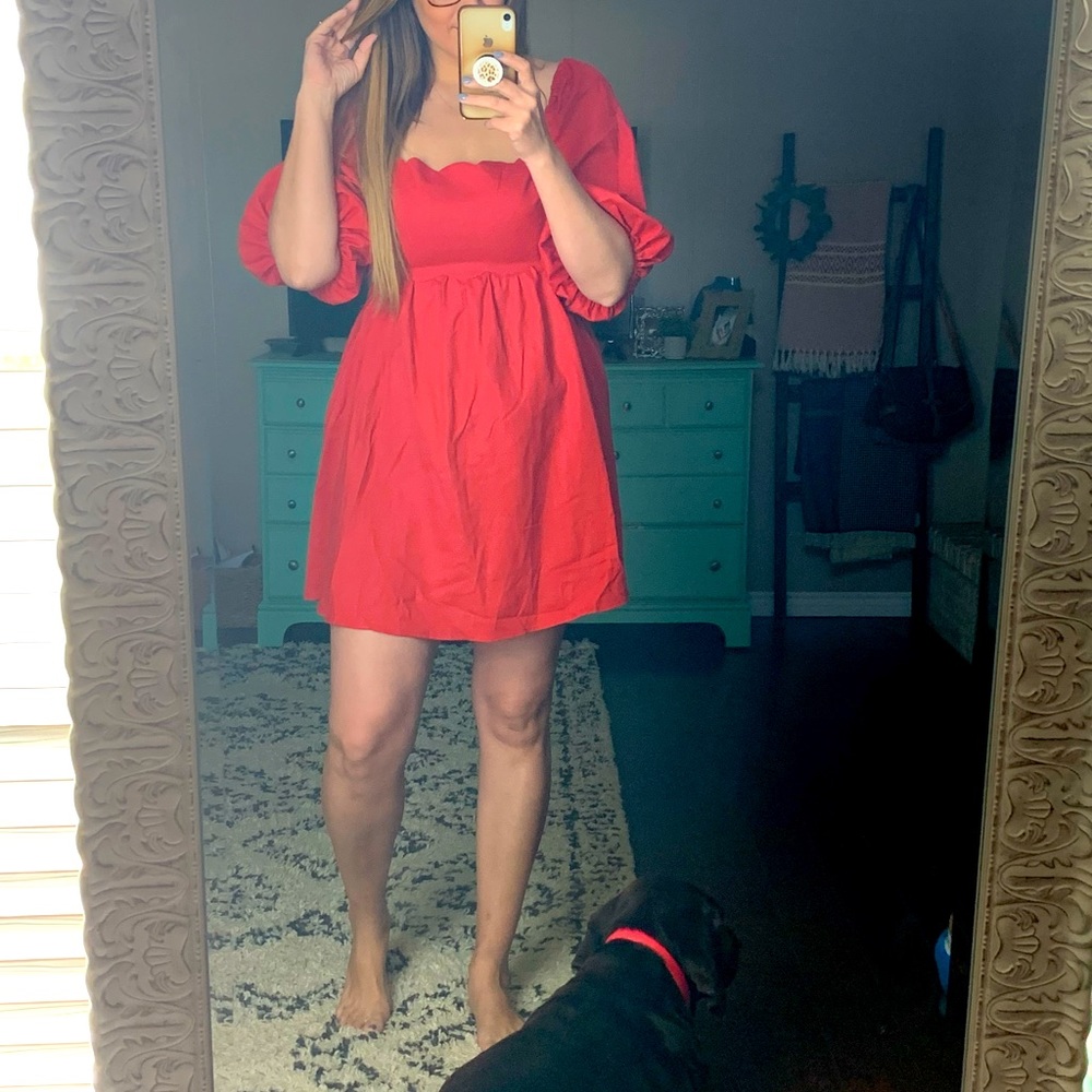 Lush Scalloped Dress